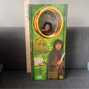 Frodo Action Figure Fellowship of Ring special edition figure never opened